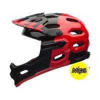 Bell Super 2R MIPS Full Face MTB Helmet Black/Red
