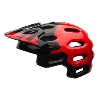 bell super 2 mtb helmet blackred