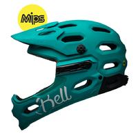 Bell Super 3r Joy Ride Mips Womens Full Face MTB Helmet Emerald