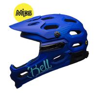 Bell Super 3r Joy Ride Mips Womens Full Face MTB Helmet Cobalt/Pearl