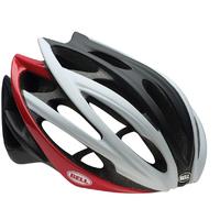 bell gage road bike helmet whiteblackred