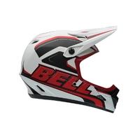 Bell Transfer-9 Full Face MTB Helmet White/Red