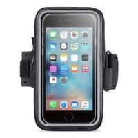Belkin Storage+ Fitness Armband For Apple Iphone 6 Plus & 6s Plus With Zip Closure Pocket - Black