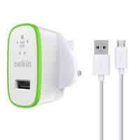 belkin universal 21amp micro usb charge and sync mains charger for sma ...