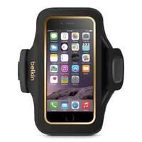 Belkin Slimfit+ Fitness Armband For Iphone 6 & 6s With Credit Card Pocket - Black/gold
