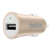 Belkin Premium Ultra-fast 2.4amp Usb Car Charger With Connected Equipment Warranty - Gold