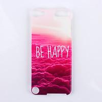 be happy over the cloud pattern pc hard back cover case for ipod touch ...