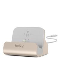 Belkin Charge and Sync Dock for iPhone 5/5c/5s/6 Gold