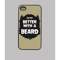 better with a beard - iphone 4