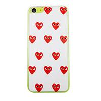 Beautiful Eyes of Love Pattern PC Back Case for iPhone 5C