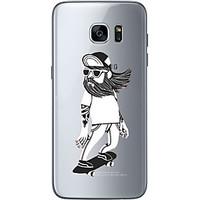 Bearded old man Soft Material For Compatibility TPU For Samsung Galaxy S6 Edge Plus S6 S7 Edge S7