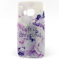 Beautiful Life Pattern Soft TPU Case for HTC M9/HTC One M9