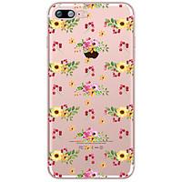 Beautiful flower Pattern TPU Soft Case Cover for Apple iPhone 7 7 Plus iPhone 6 6 Plus iPhone 5 SE 5C iPhone 4
