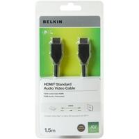 Belkin HDMI to HDMI Audio Video Cable in Black 1.5m