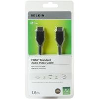 belkin hdmi to hdmi audio video cable in black 15m