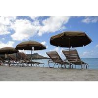 beach umbrella and chair set rental