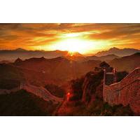 beijing group tour sunset at jinshanling great wall