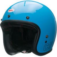 Bell Custom 500 Retro Open Face Motorcycle Helmet & Optional Fixed Visor