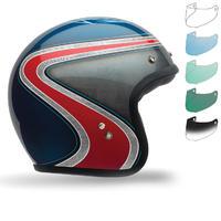 Bell Custom 500 Airtrix Heritage SE Motorcycle Helmet Bubble Deluxe Visor Kit