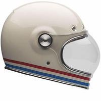 Bell Bullitt Stripes Pearl White...