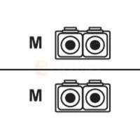 Belkin Network LC multi-mode (M) - LC multi-mode (M)50/125 Micron Fibre Optic Cable 1m