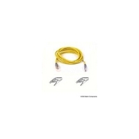 Belkin Cat5e Moulded UTP Crossover Cable (Yellow Cable with Grey Boot) 15m