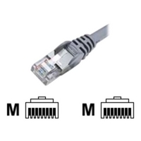 belkin cat 6 snagless patch cable rj45m rj45m grey 2m