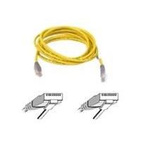 Belkin Cat5e Moulded UTP Crossover Cable (Yellow Cable with Grey Boot) 3m