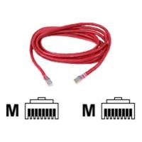 Belkin FastCAT 5e Snagless Patch Cable RJ45M-RJ45M (Red), 5m