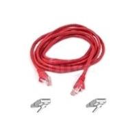 belkin cat5e snagless utp patch cable red 10m