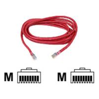 Belkin FastCAT 5e Snagless Patch Cable RJ45M-RJ45M Red 2m