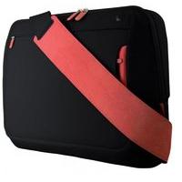 Belkin Messenger Bag, For Notebooks up to 15.6" - Jet + Cabernet