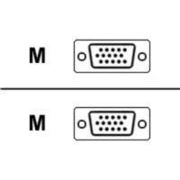 Belkin High Integrity VGA/SVGA Monitor Cable HDDB15M/M (Charcoal), 1.8m