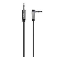 Belkin AV10128BT06 3.5mm Flat Right Angle AUX Cable 1.8m in Black