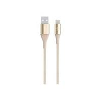 Belkin MIXIT DuraTek Lightning to USB Cable - Lightning cable - USB (M) to Lightning (M) - 1.22 m - shielded - gold - for Apple iPad/iPhone/iPod (Ligh