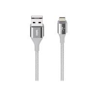 Belkin MIXIT DuraTek Lightning to USB Cable - Lightning cable - USB (M) to Lightning (M) - 1.22 m - shielded - silver - for Apple iPad/iPhone/iPod (Li