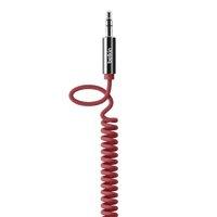 Belkin 3.5mm Coiled AUX Cable 1.8m in Red