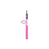 *Belkin 3.5mm Coiled Audio Cable in Pink - AV10126CW06-PNK