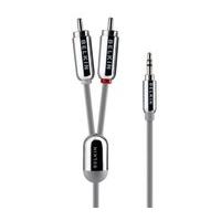 Belkin Mini Jack to RCA Stereo Audio Cable 3.5mm- Portable audio to Hifi Stereo - 1.5m