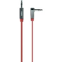 Belkin 3.5mm Flat Right Angled Audio Cable; Red