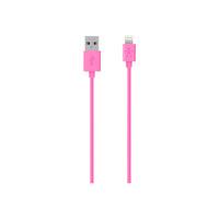 Belkin MIX IT Lightning Sync/Charge cable for iPhone and ipad - 1.2m - Pink