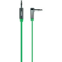 Belkin 3.5mm Flat Right Angled Audio Cable; Green