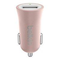 Belkin Mixit Car Charger - Power Adapter - Car - 2.4 A ( Usb ) - Rose Gold