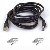 belkin cat5e snagless utp patch cable black 30m