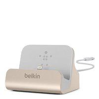 Belkin Iphone 5 And 6 Desktop Charge And Sync Desktop Dock - Gold