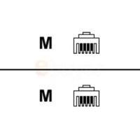 belkin modem patch cable rj11 to rj11 grey 305m