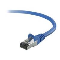 belkin cat6 snagless stp patch cable blue 1m