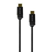 Belkin High Quality Non-Retail ( bagged and labelled ) HDMI Cable, standard speed with nickel connectors 1m - HDMI0017-1M