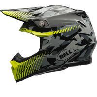 bell moto 9 yellow camo motocross helmet