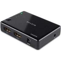 Belkin Hdmi 4 In/1 Out Switch Gold Plated In Black